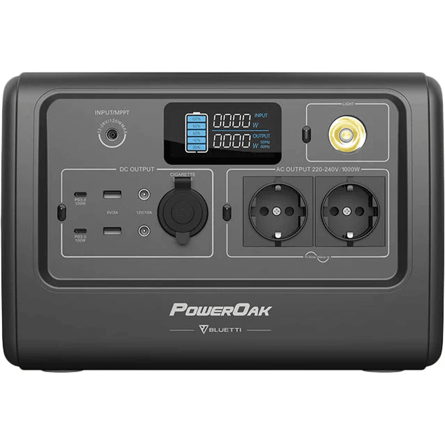 BLUETTI PowerOak EB70 1000W Charging Station